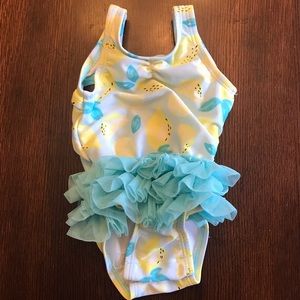 Baby girls Lemon Swimsuit Size 3-6 Month